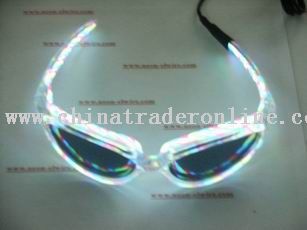 EL glasses,flashing glasses-white